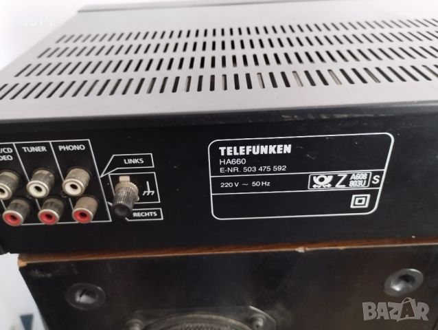 TELEFUNKEN HA-660 - аудио усилвател, снимка 5 - Ресийвъри, усилватели, смесителни пултове - 45395768