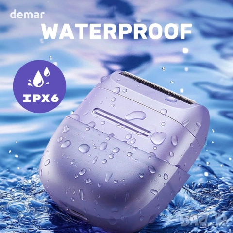 Електрическа самобръсначка за жени, водоустойчива за мокро и сухо бръснене, снимка 6 - Електрически самобръсначки - 53531605