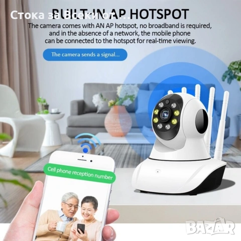 wifi camera , снимка 3 - IP камери - 53278546