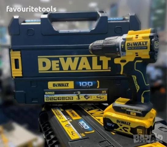 Акумулаторен ударен винтоверт Dewalt DCD100YP2T, 18V, 68Nm, 5Ah, снимка 2 - Винтоверти - 48948441