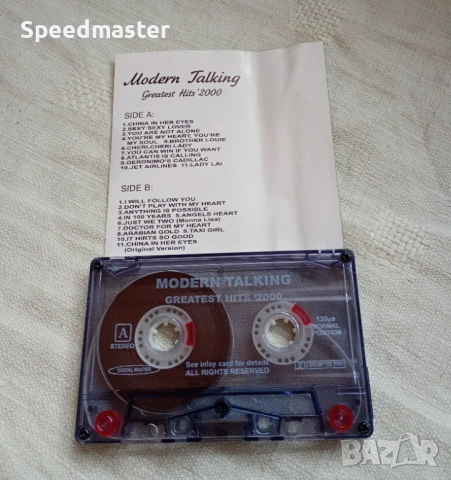 Modern Talking - Gold Hits 2000, снимка 2 - Аудио касети - 54031760