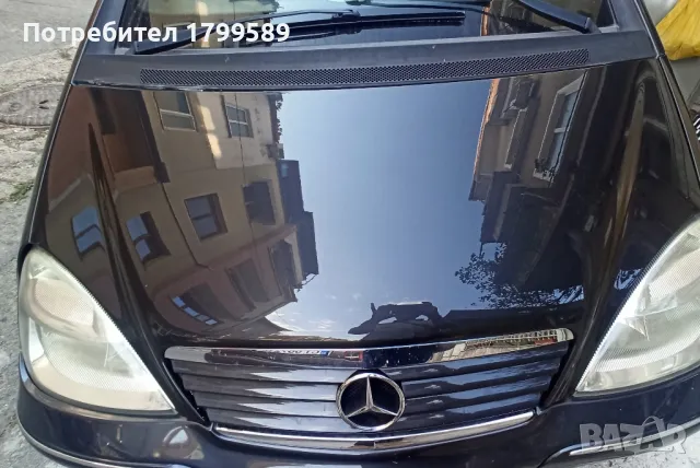 Капак черен металик Mercedes A klasse W168, снимка 1 - Части - 46993340