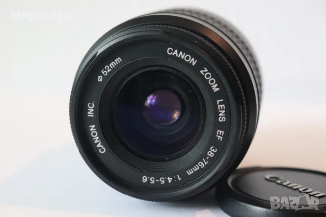 CANON ZOOM LENS   38-76 mm  0.58/1.9 ft  ОБЕКТИВ ФОТОАПАРАТ , снимка 4 - Обективи и филтри - 50287431