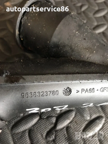 Тръба за пълнене на масло за Citroen, Peugeot 307 2.0 HDI (2002-2006) 9638323780, снимка 3 - Части - 53619858