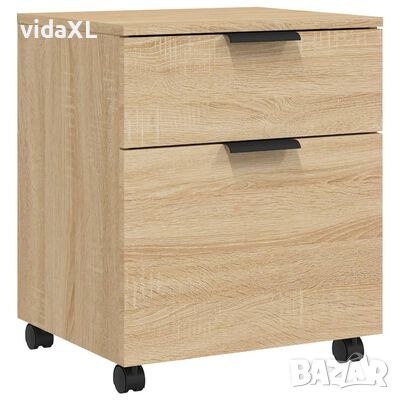 vidaXL Мобилен архивен шкаф с Дъб сонома 45x38x54 см инженерно дърво(SKU:811523