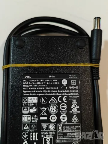 Оригинално зарядно DELL 19.5V / 9.23A / 180W , снимка 4 - Части за лаптопи - 49970378