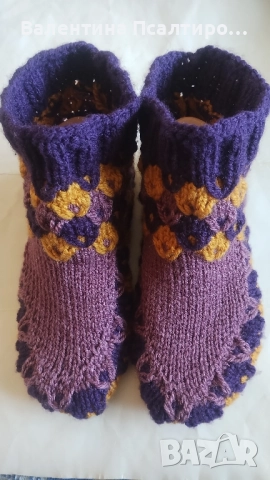 Дамски терлици с ромбове , снимка 4 - Други - 52416734