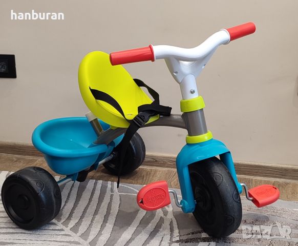 Smoby триколка с родителски контрол, снимка 4 - Детски велосипеди, триколки и коли - 46059808