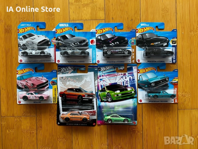 Hot Wheels Nissan GTR GT-R R35, R34, R33, R32, 1971 Skyline 2000,300ZX