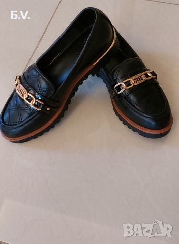 Дамски обувки затворени черни , снимка 5 - Дамски ежедневни обувки - 46056670