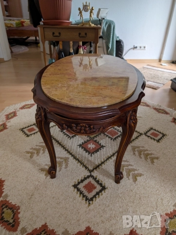 ✨Елегантна масичка с мраморен плот ✨, снимка 4 - Маси - 52400371