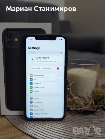 Iphone 11 64GB Black батерия 100%, снимка 2 - Apple iPhone - 48377301