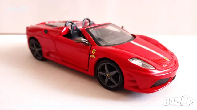 Ferrari Scuderia Spider 16M Bburago - Мащаб 1:32, снимка 6 - Колекции - 48143675