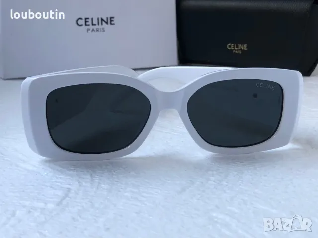 Celine 2024 дамски слънчеви очила правоъгълни три цвята бели черни, снимка 9 - Слънчеви и диоптрични очила - 47012157