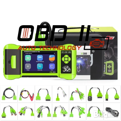 JDiag M300 Pro Професионална мотоциклетна диагностика ABS, ECU, Live Data