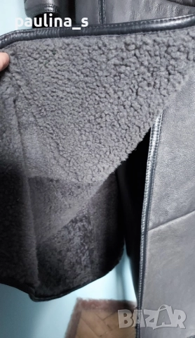Shepard Emmy Asphalt genuine leather coat / size EU46. , снимка 11 - Палта, манта - 52526317