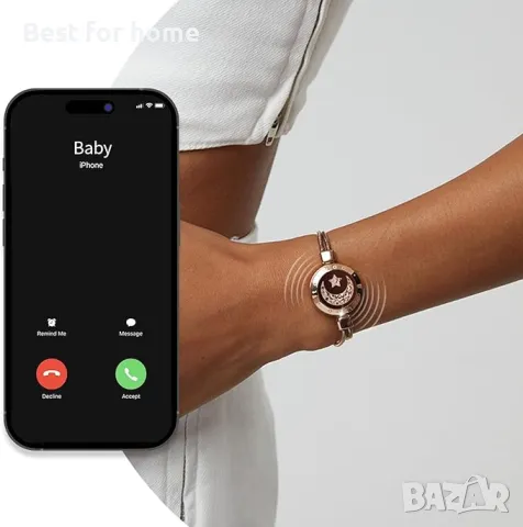 TOTWOO Sun and Moon 3- гривни за влюбени- Дизайнерска серия МОДЕЛ 3, снимка 9 - Смарт часовници - 50104257