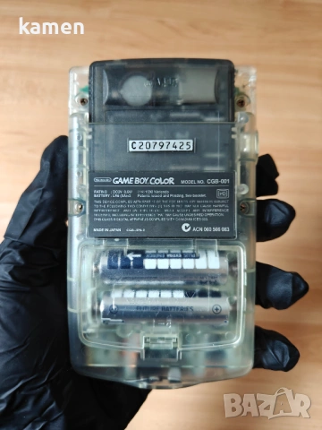 НЕУПОТРЕБЯВАН Nintendo Game Boy Color Clear (Японско издание) в ПЪЛЕН КОМПЛЕКТ + 2500 игри ПОДАРЪК, снимка 4 - Nintendo конзоли - 54058272