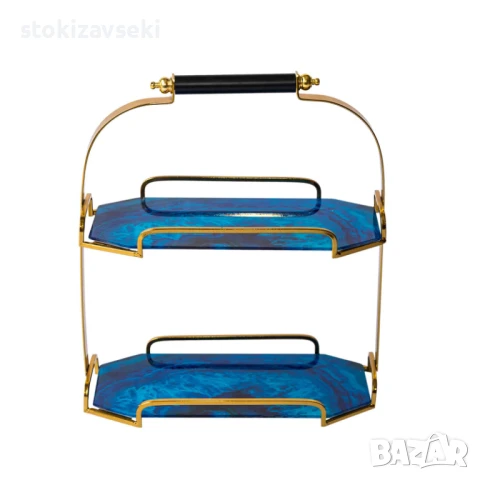 Поднос на 2 нива Ахат, снимка 1
