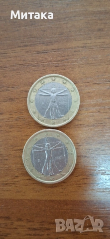 монети от 1 и 2 евро, снимка 8 - Нумизматика и бонистика - 53617322