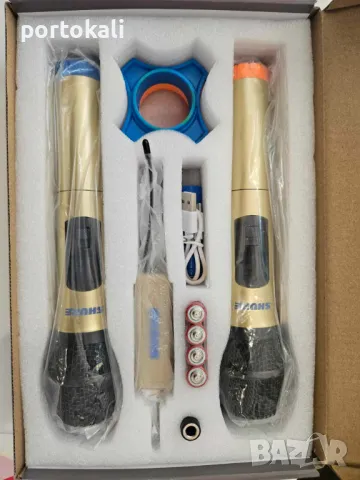 +Гаранция! НОВИ! Професионални безжични вокални динамични микрофони Shure SM-820A, снимка 5 - Микрофони - 50002202