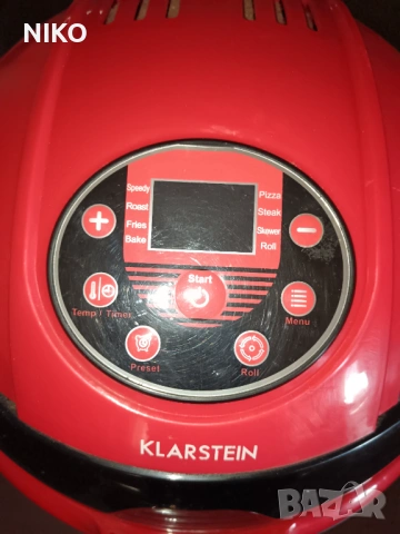Продавам Ерфаер Фритюрник Кlarstein VitAir 1400W 9L Комби Червен, снимка 13 - Печки, фурни - 53769622