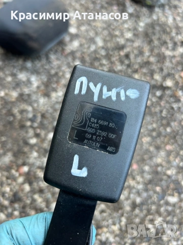 184669180. Датчик колан закопчалка преден ляв за Фиат Гранде пунто 2006-2012г, снимка 2 - Части - 53484911