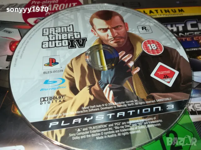 SONY PS3 GAME-GRAND THEFT AUTO IV 0202251900, снимка 12 - Игри за PlayStation - 48933825