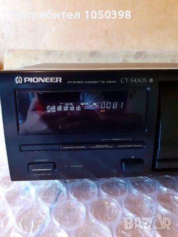 Дек PIONEER CT -S430S -SR- Dolby S-Идеален двуглав японски, снимка 3 - Декове - 52838839