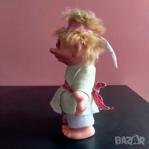 Играчка Кукла Трол Troll 17 см + коса , снимка 5 - Колекции - 45372927