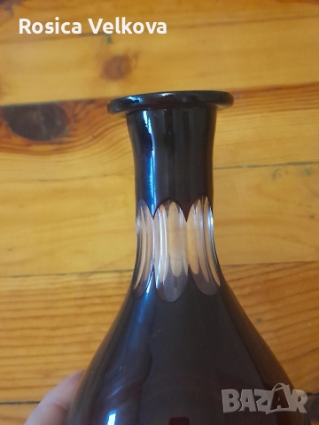 Ваза цветно стъкло , снимка 4 - Вази - 52864113