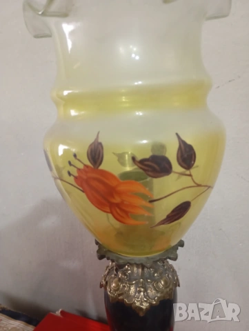 Антична настолна лампа, снимка 5 - Настолни лампи - 45693420