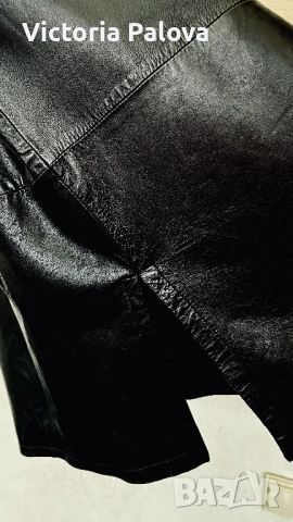 Луксозно пролетно яке/манто от мека агнешка кожа, снимка 7 - Якета - 53981857