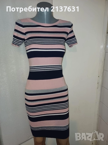 ДАМСКА Финно ПЛЕТЕНА РОКЛЯ - Размер S / M , снимка 2 - Рокли - 51885974