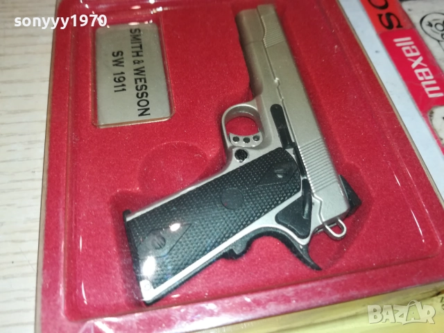 SMITH & WESSON SW 1911-КОЛЕКЦИОНЕРСКИ ПИСТОЛЕТ-ВНОС SWISS 1409251130, снимка 2 - Колекции - 51707582