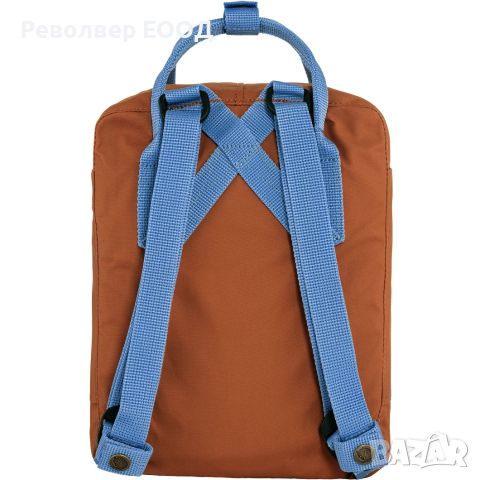 Раница Fjall Raven - Kanken Mini, в цвят Terracotta Brown /Ultramarine, снимка 2 - Екипировка - 45287789