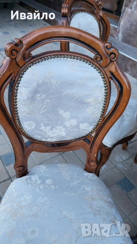 Трапезна маса със 6 броя столове , снимка 7 - Маси - 53839521