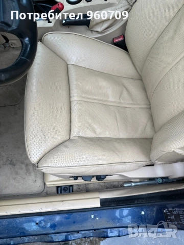 Кожен комфортен салон с Подгрев и обдухване BMW E60 E61, снимка 2 - Части - 53689645