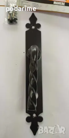 Дръжки, 90 мм, секретни, черни, снимка 4 - Входни врати - 49738637