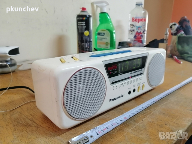 Радио-часовник Panasonic AM-FM Stereo Clock Radio RC-X210, снимка 3 - Радиокасетофони, транзистори - 45039437