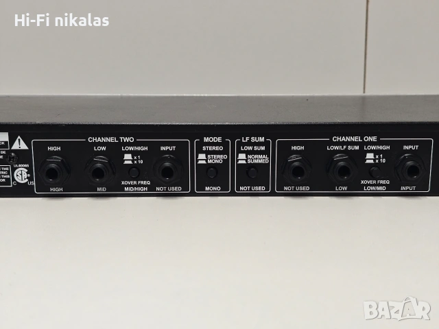 професионален стерео кросоувър DBX 223s, снимка 7 - Ресийвъри, усилватели, смесителни пултове - 54132424