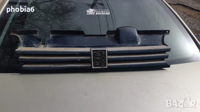 Маска от Пежо 405-хром