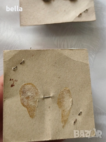 Ретро порцеланови обеци и брошка на Видинска порцеланова фабрика Бонония, снимка 5 - Антикварни и старинни предмети - 54144267