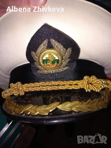 морска офицерска фуражка от БЧФ соц .периода, снимка 6 - Антикварни и старинни предмети - 51985987