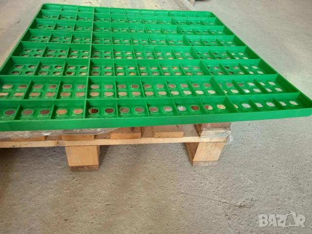 Пластмасови скари за зайци - комплект 10бр (59х59см) / Дъно за клетка, снимка 2 - За гризачи - 50789370