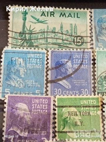Стари пощенски марки от цял свят смесени АМЕРИКАНСКИ ПРЕЗИДЕНТИ за КОЛЕКЦИЯ ДЕКОРАЦИЯ 51935, снимка 4 - Филателия - 53198995