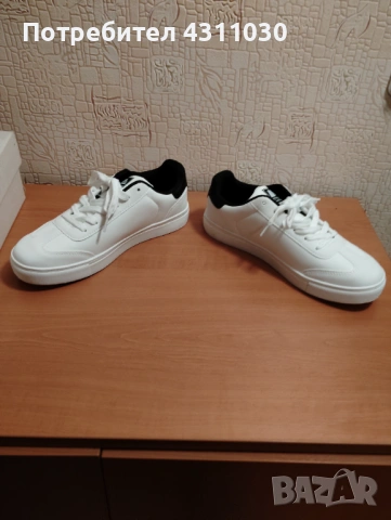 Мъжки кожени маратонки нови, номер 41, снимка 5 - Маратонки - 53366532