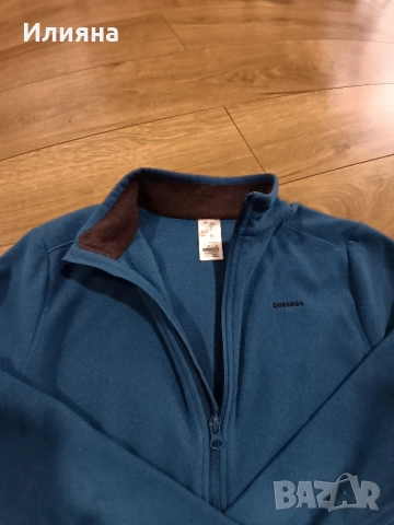 Quechua полар с цип 140-160, снимка 3 - Детски анцузи и суичери - 52266033