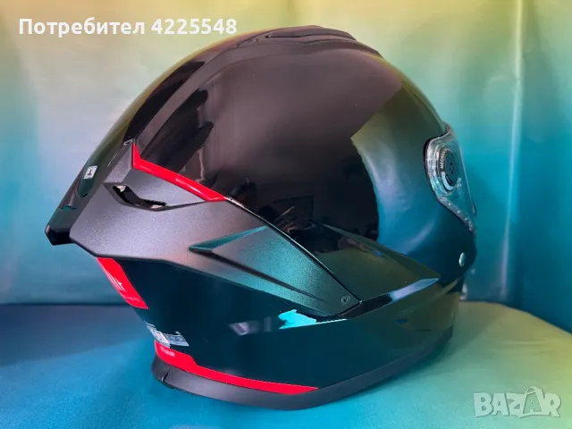 Чисто нова каска MT HELMETS STINGER черно-оранжева размер М, снимка 6 - Аксесоари и консумативи - 47146010