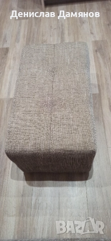 Холна гарнитура със табуретка, снимка 5 - Дивани и мека мебел - 51437193